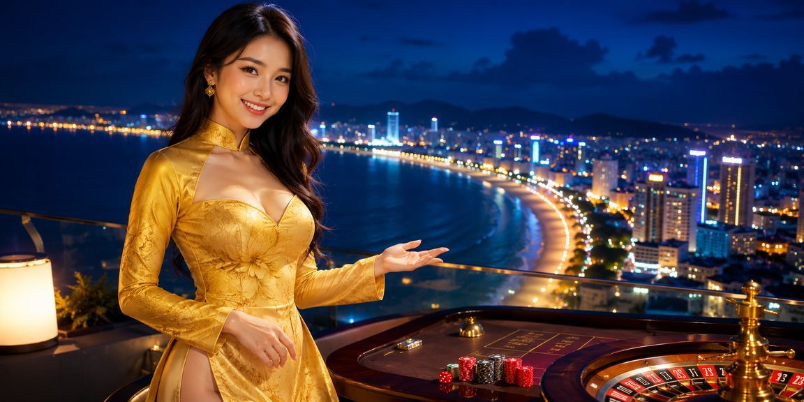 Ứng dụng casino xosomb trên điện thoại với trang phục áo dài truyền thống Việt Nam